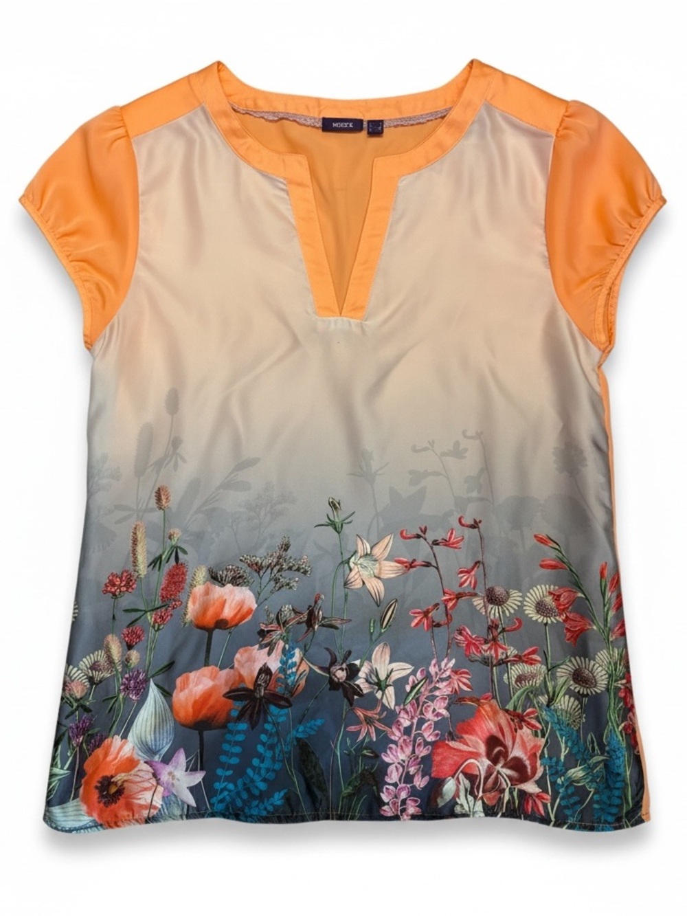 Mexx Orange Floral silky soft Blouse